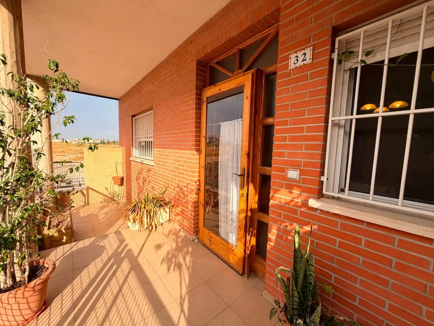 Vista exterior de Planta baixa de lloguer en Murcia amb Aire condicionat, Jardí privat i Terrassa