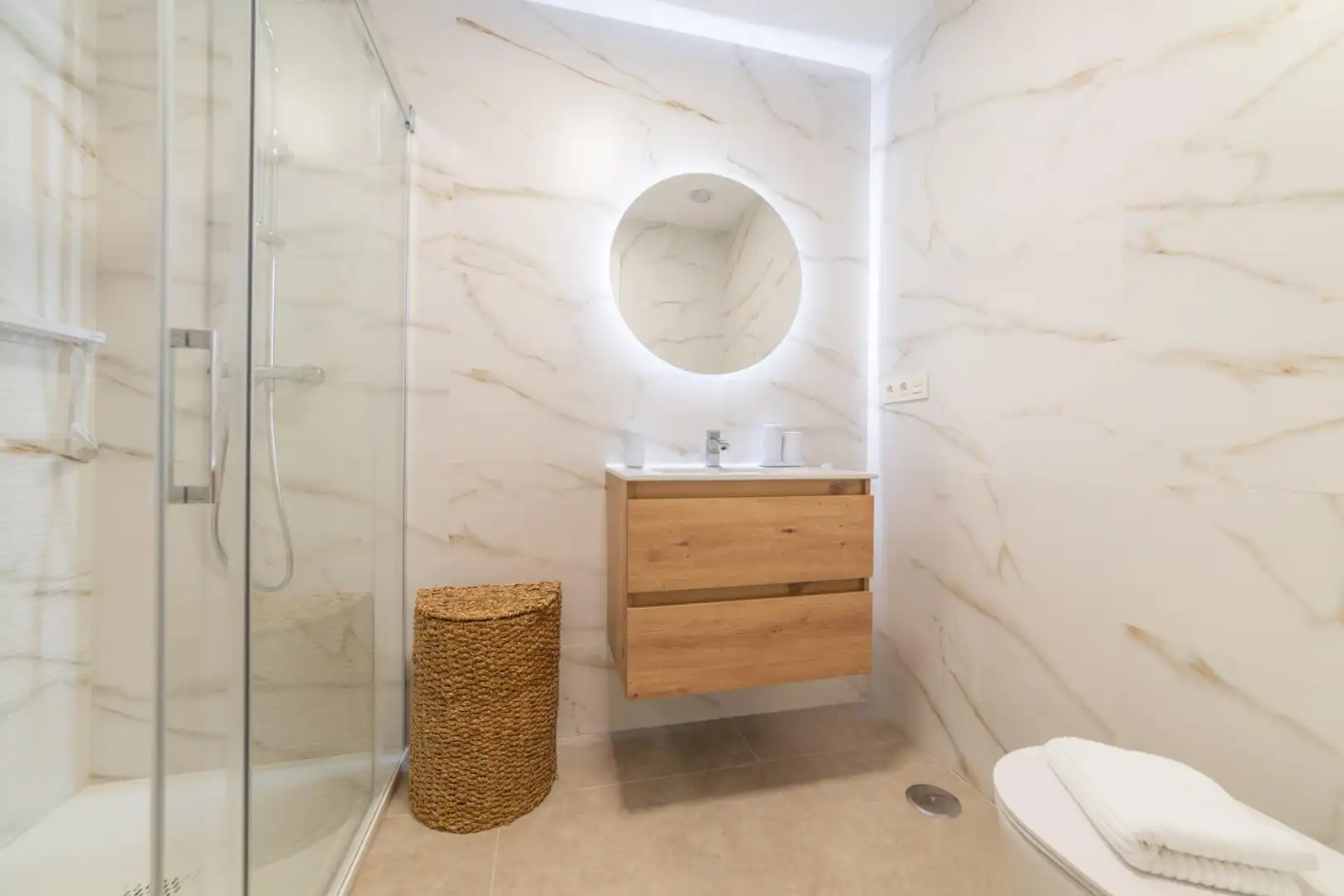 Bathroom of Apartments for sale in San Javier  with Air Conditioner, Storage room and Alarm