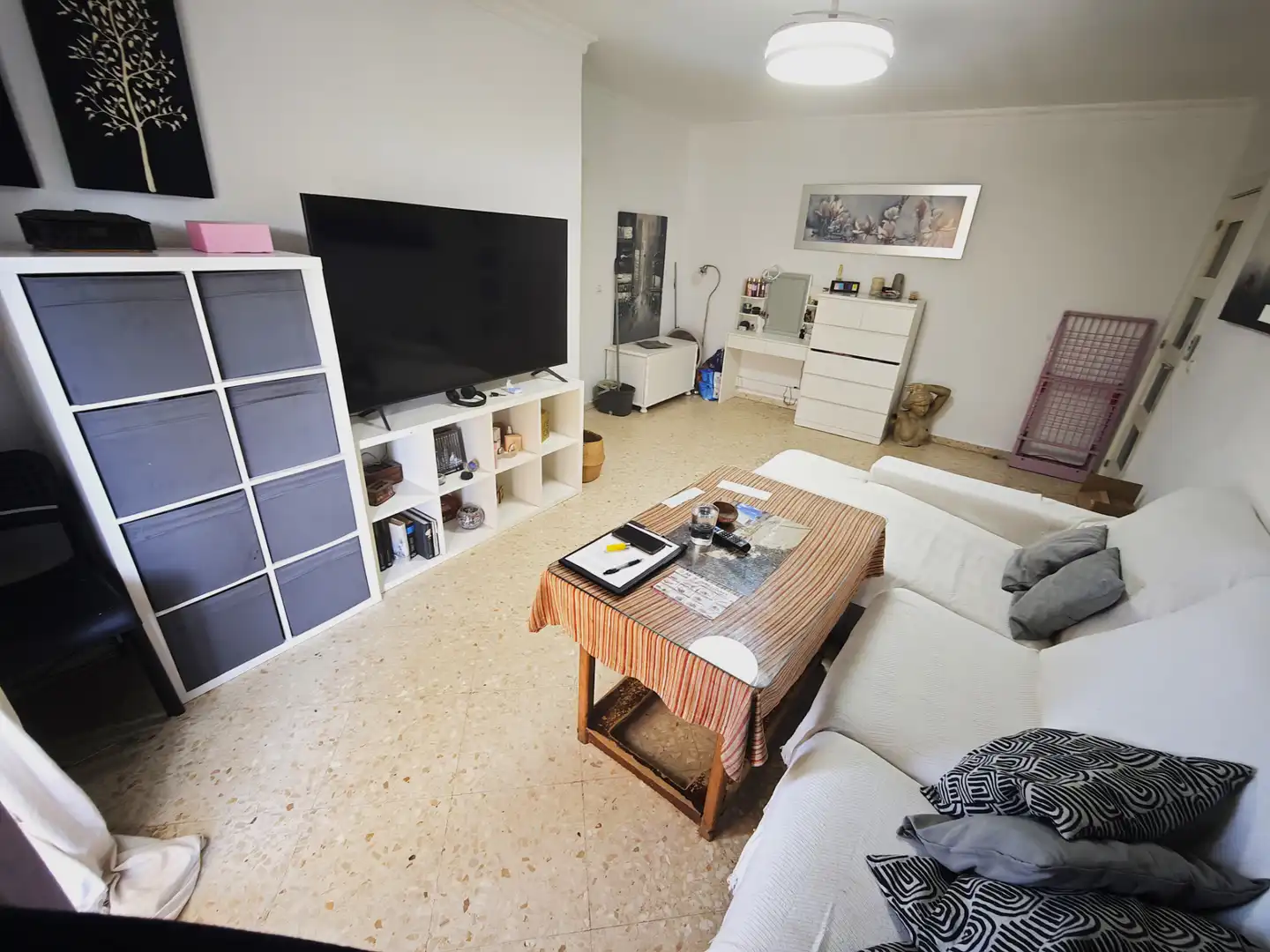 Sala de estar de Piso en venta en Lebrija con Aire acondicionado, Terraza y Trastero