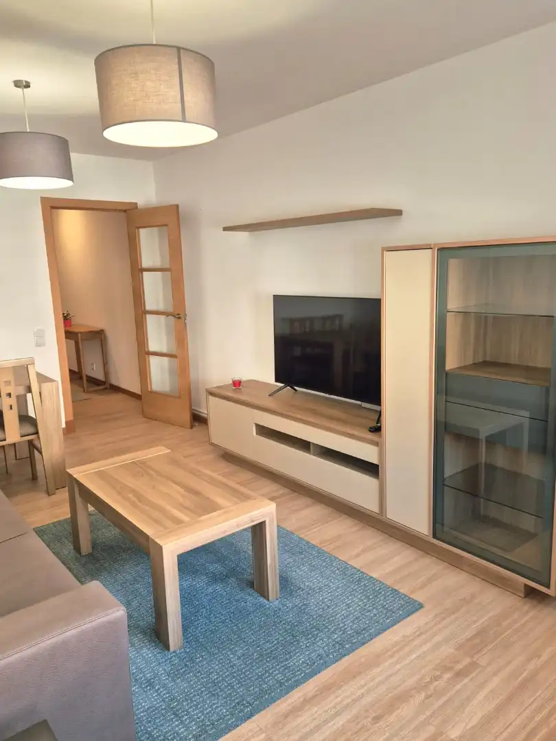 Sala de estar de Piso de alquiler en Santiago de Compostela  con Calefacción, Parquet y Trastero