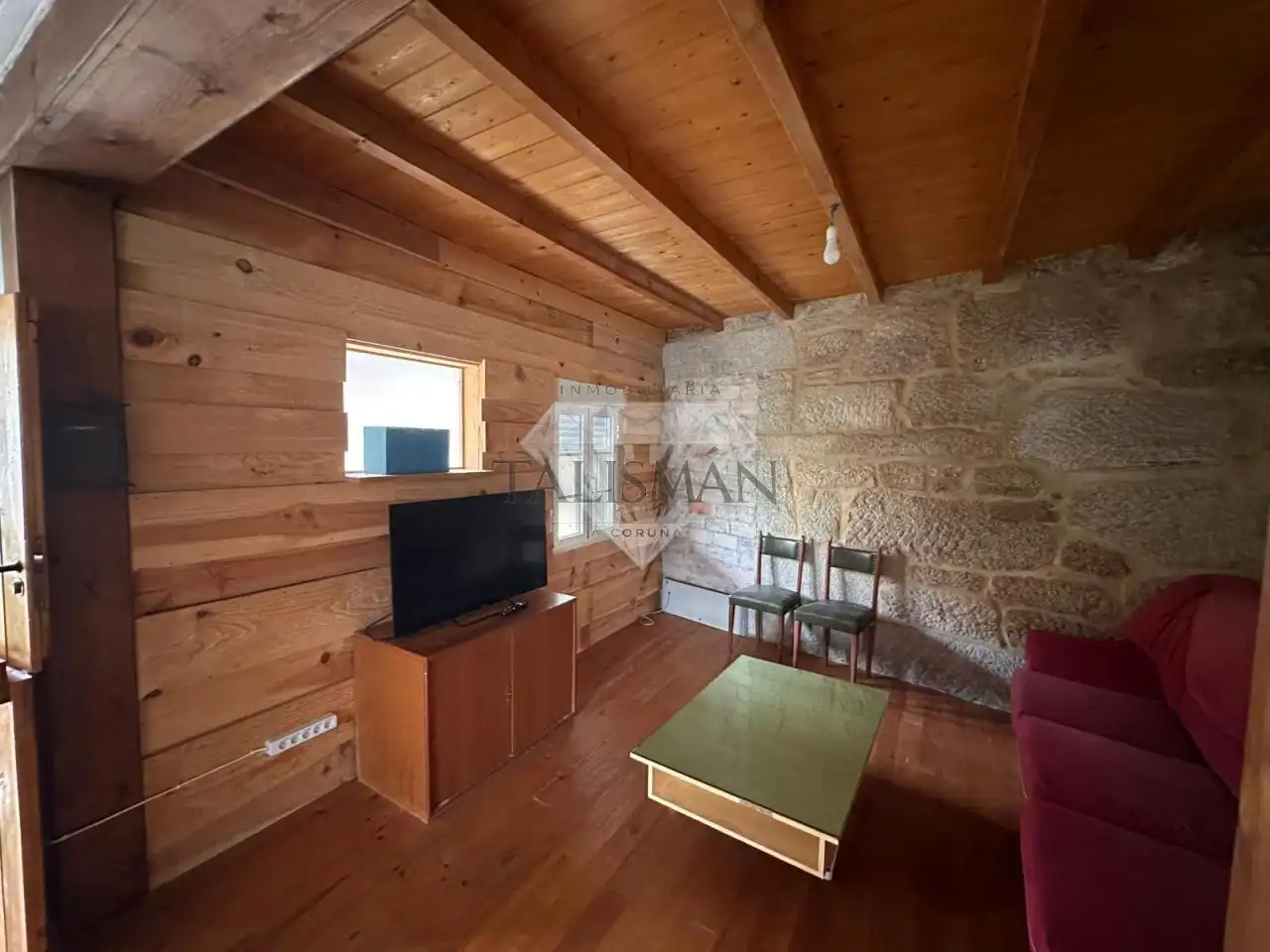 Sala de estar de Casa o chalet en venta en A Lama   con Jardín privado, Trastero y Amueblado
