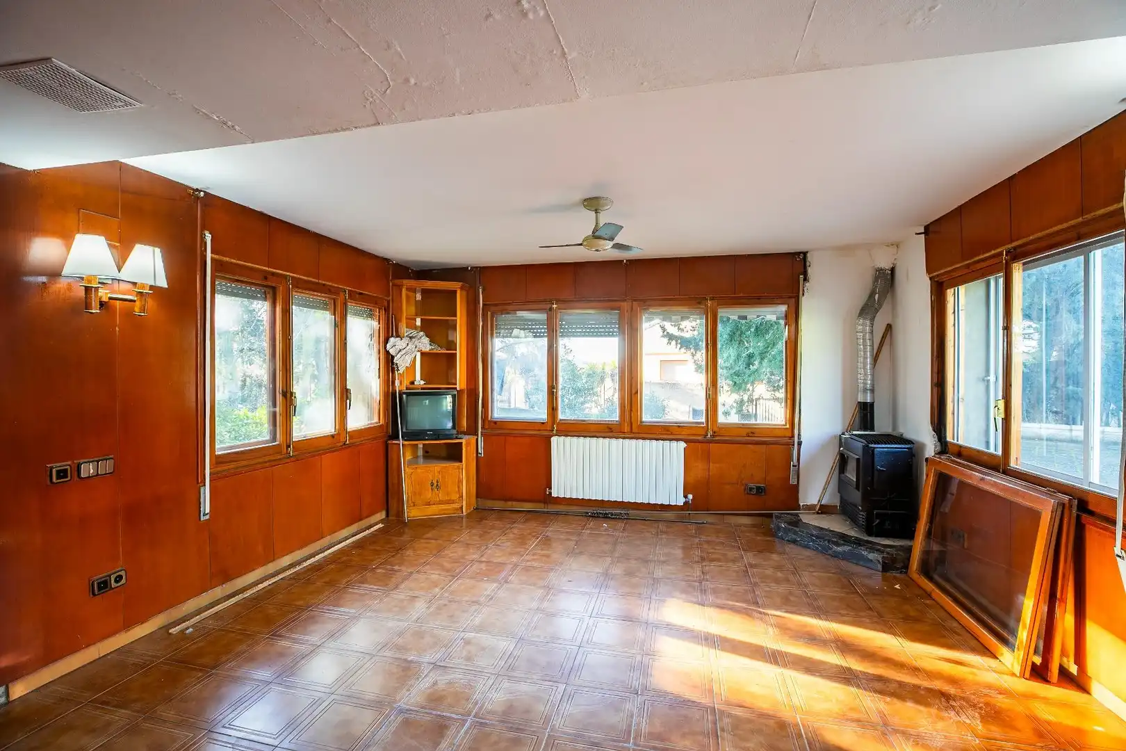 Sala de estar de Casa o chalet en venta en Sádaba con Calefacción, Jardín privado y Terraza