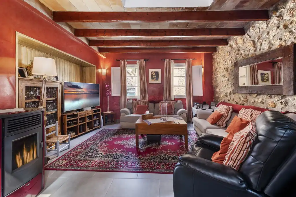 Sala d'estar de Finca rústica en venda en Pollença amb Terrassa