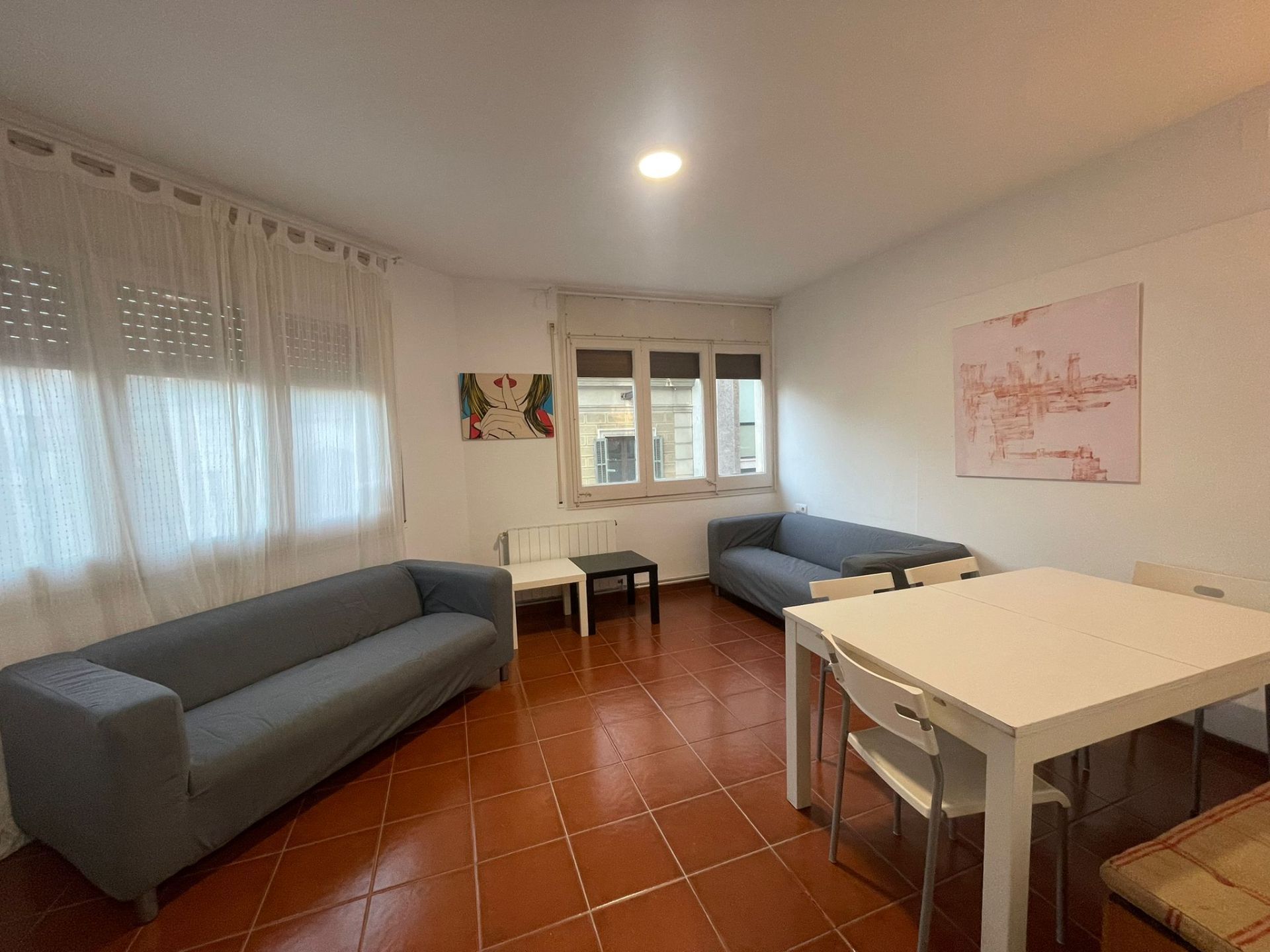 Living room of Flat to rent in  Barcelona Capital  with Heating and Furnished