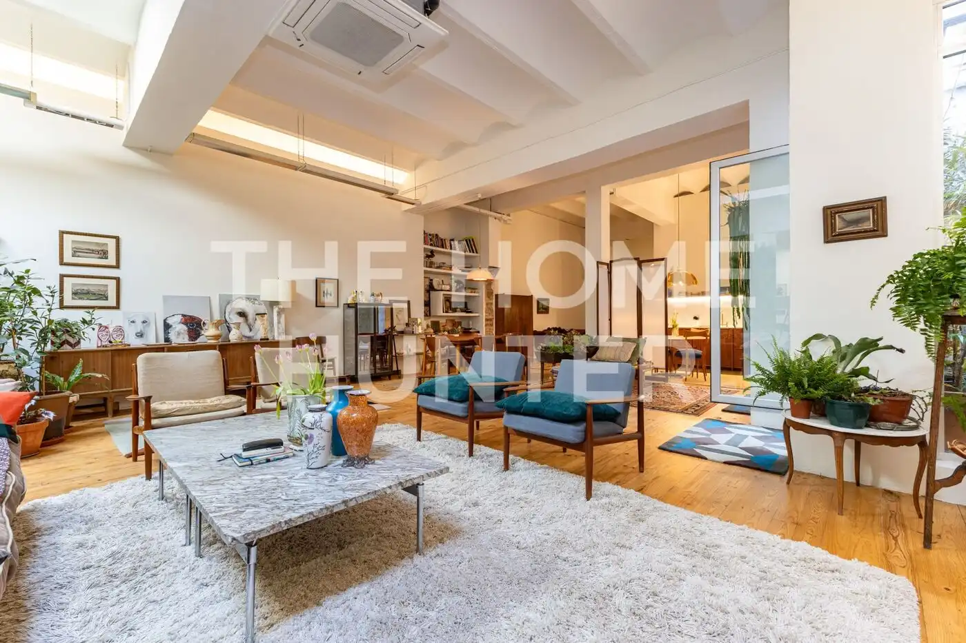 Wohnzimmer von Loft zum Verkauf in Barcelona mit Klimaanlage, Heizung und Möbliert