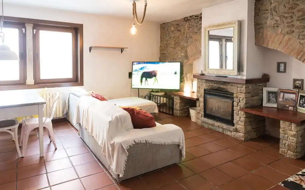 Sala de estar de Planta baja en venta en Sant Julià de Vilatorta con Calefacción, Jardín privado y Terraza