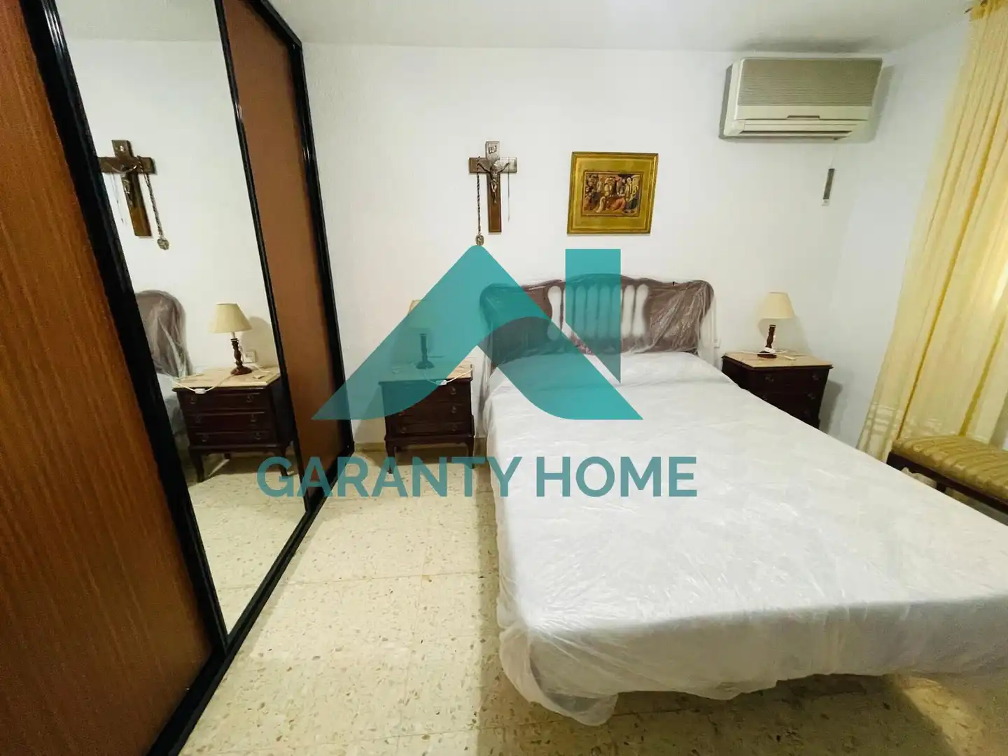 Bedroom of Houses for sale in Casar de Cáceres  with Air Conditioner, Private garden and Terrace