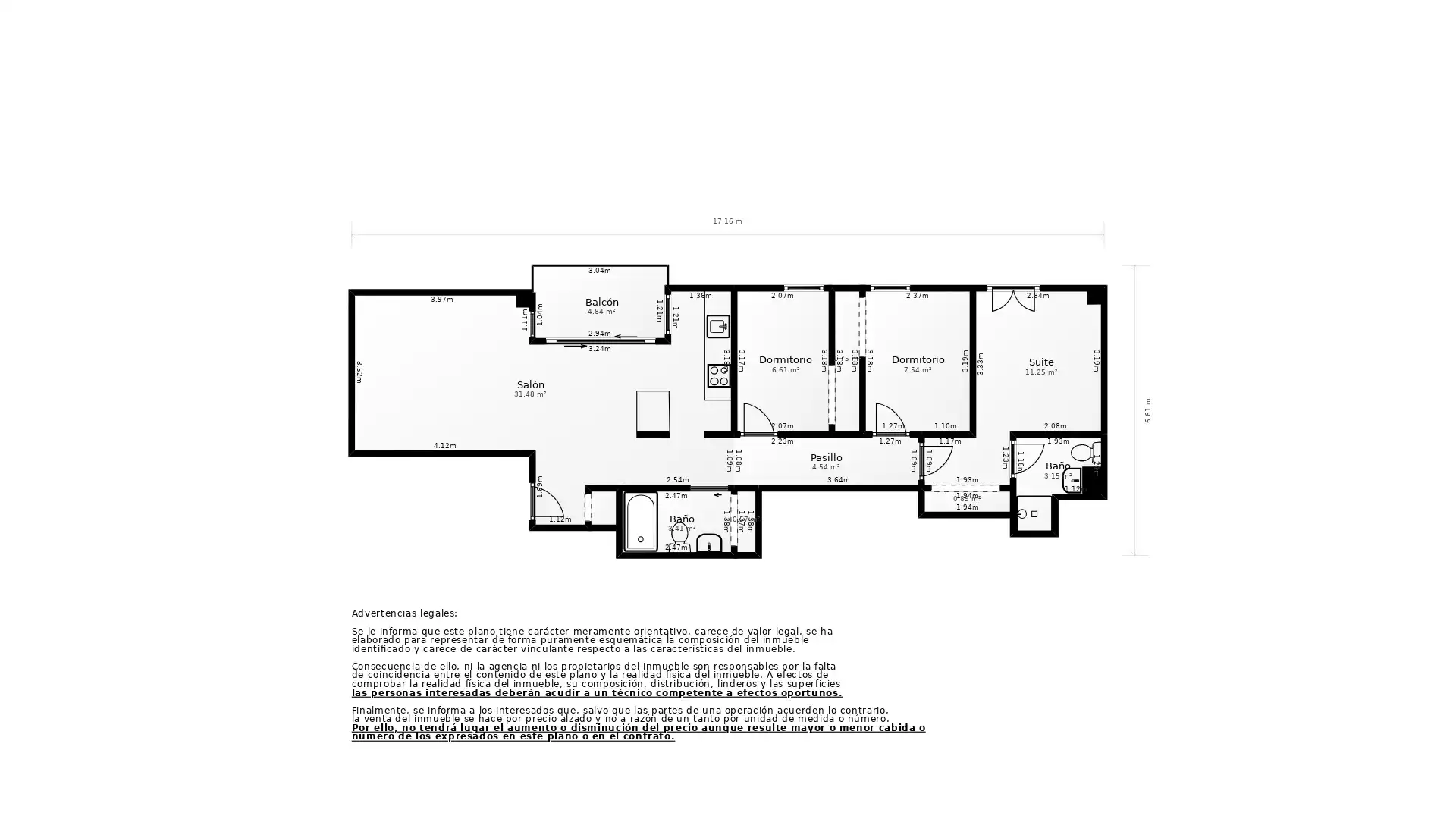 Flat for sale in Sant Adrià de Besòs  with Air Conditioner, Heating and Parquet flooring