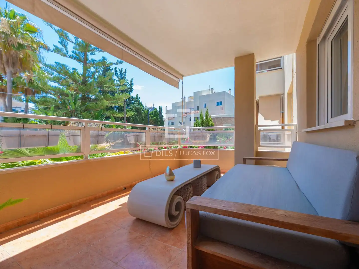 Terrasse von Wohnung zum Verkauf in Eivissa mit Klimaanlage, Privatgarten und Terrasse