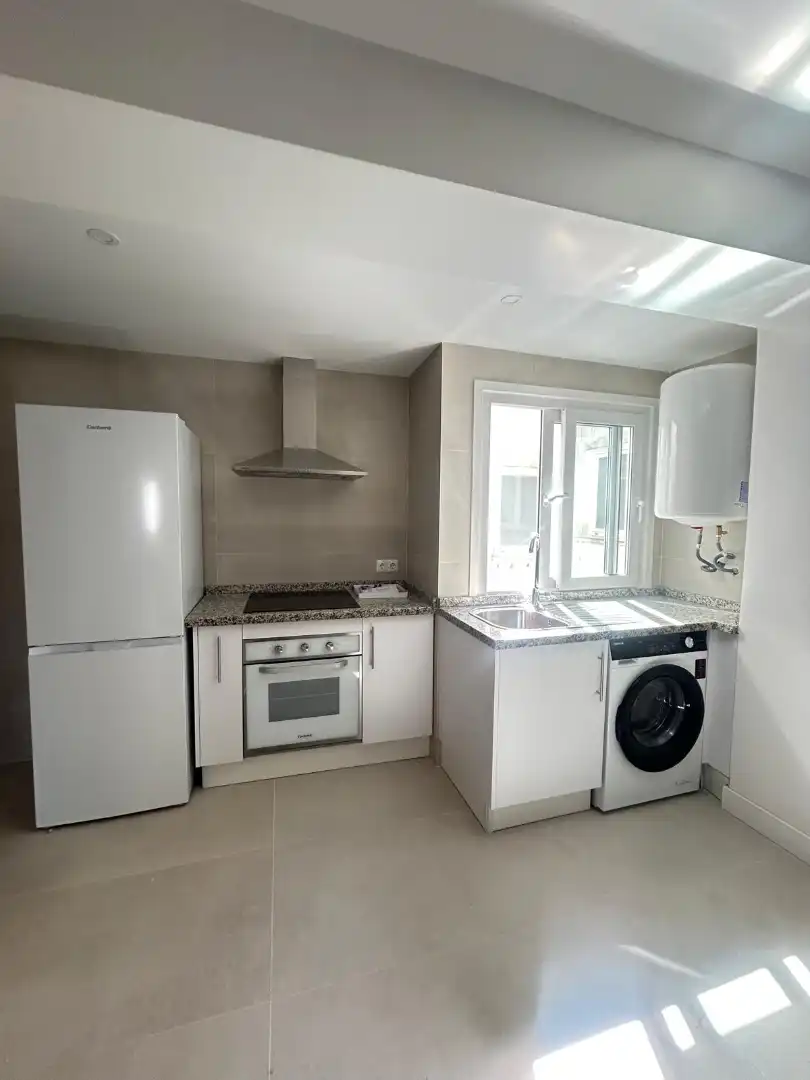 Kitchen of Flat for rent in Málaga  with Air Conditioner, Furnished and Pets allowed