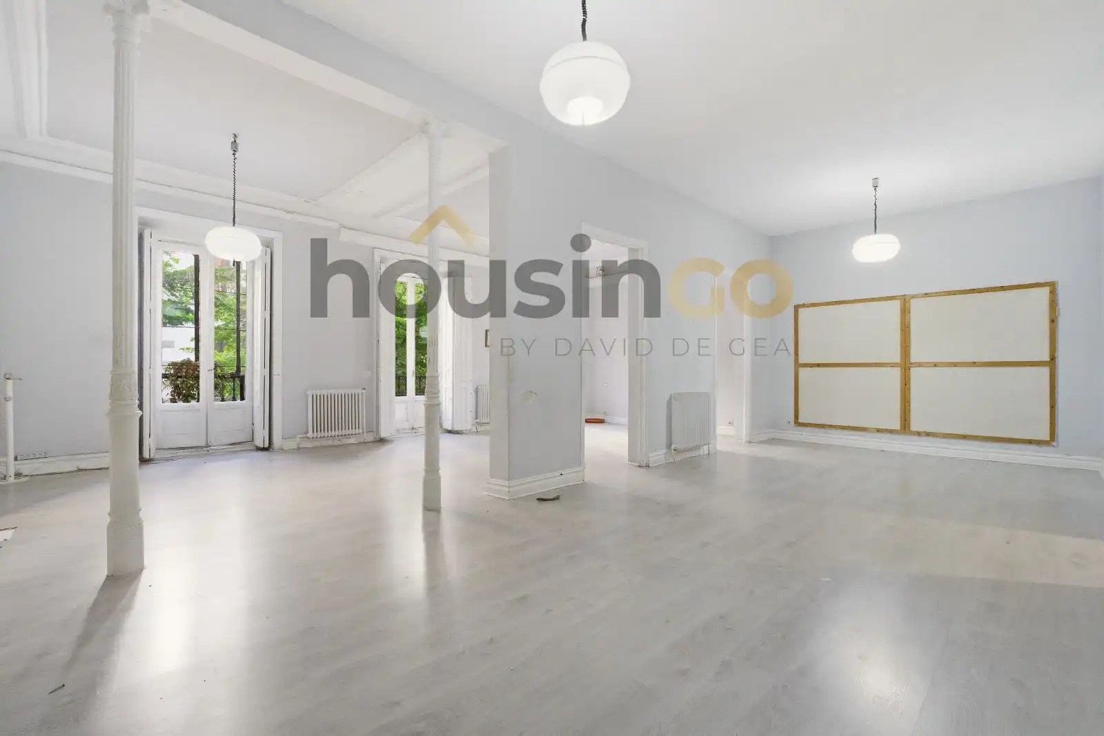 Sala de estar de Piso en venta en Madrid con Parquet, Terraza y Horno