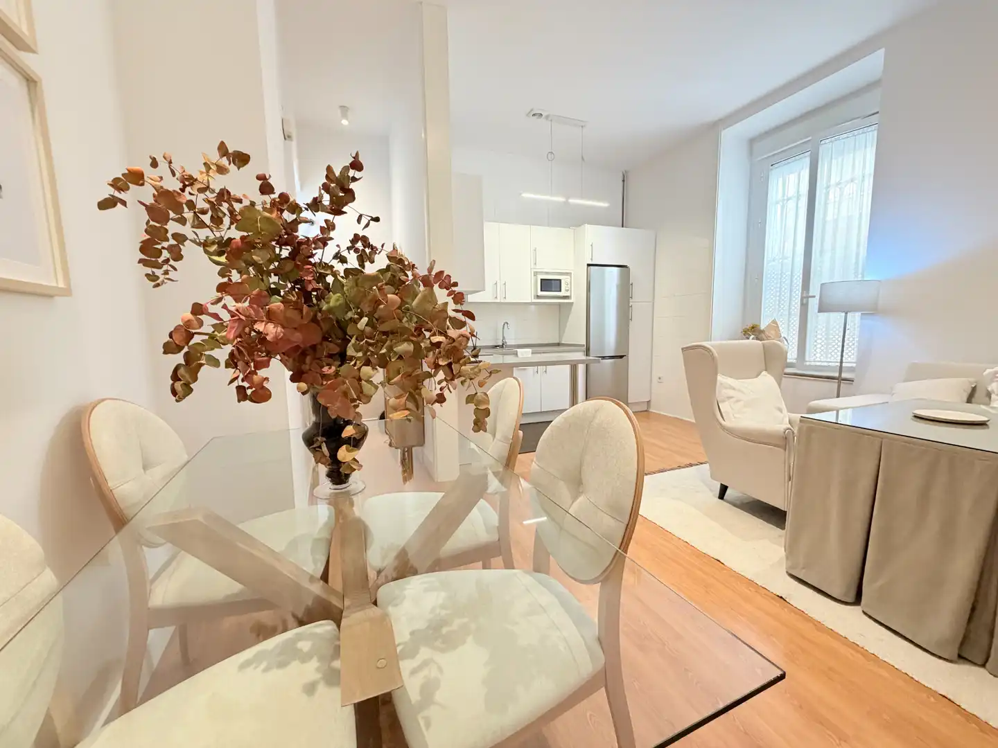Dining room of Apartments for rent in Sevilla  with Air Conditioner, Heating and Parquet flooring