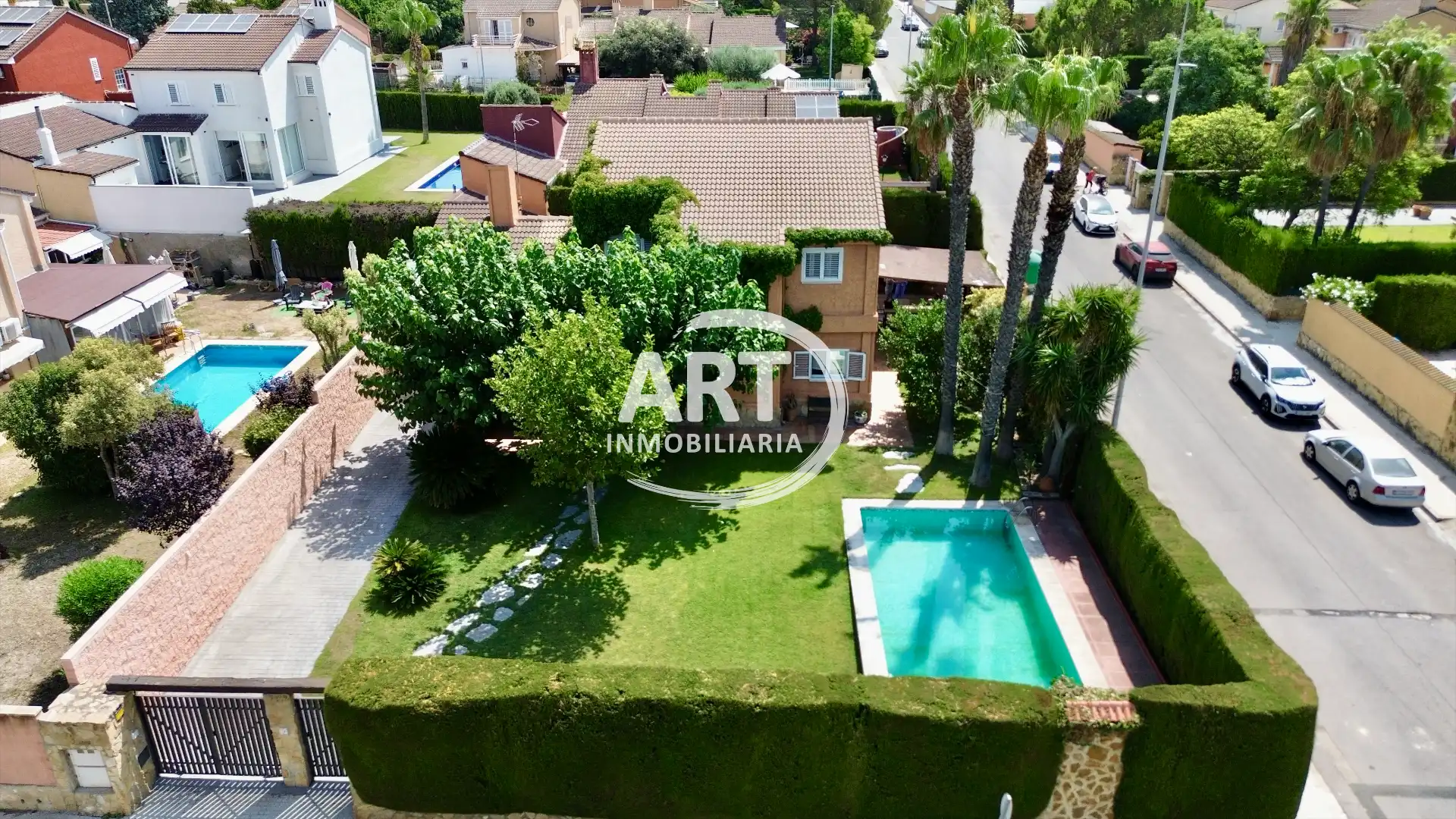 Jardí de Casa o xalet en venda en San Antonio de Benagéber amb Aire condicionat, Calefacció i Jardí privat