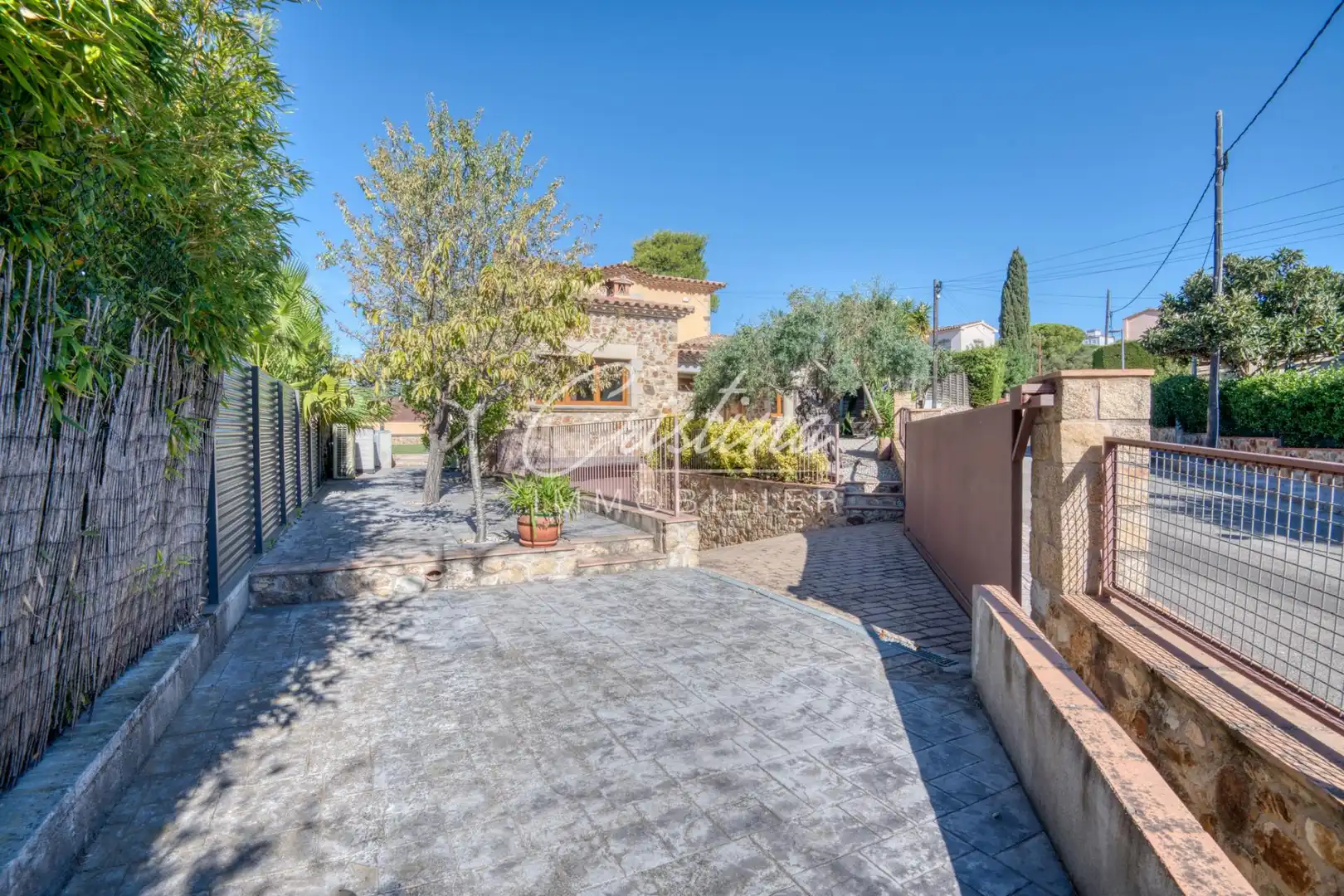 Vista exterior de Casa o xalet en venda en Santa Cristina d'Aro amb Calefacció, Jardí privat i Terrassa