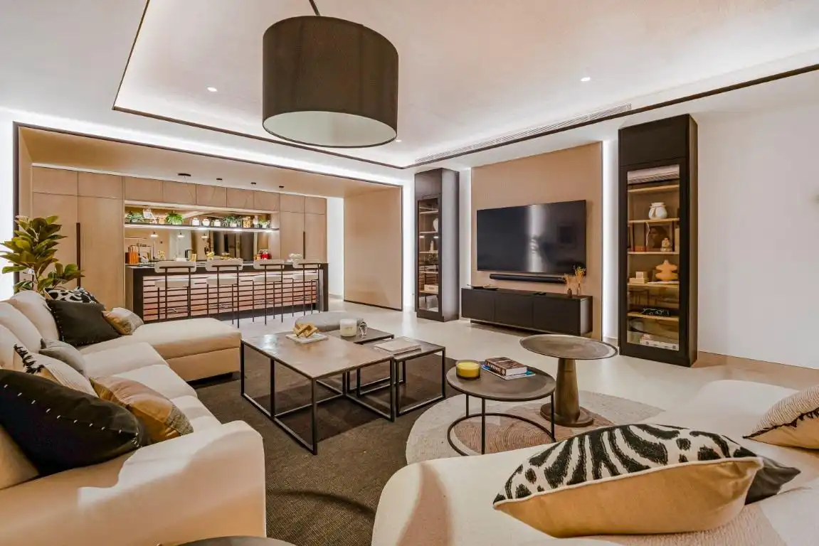 Living room of Houses for sale in Marbella  with Air Conditioner, Heating and Private garden