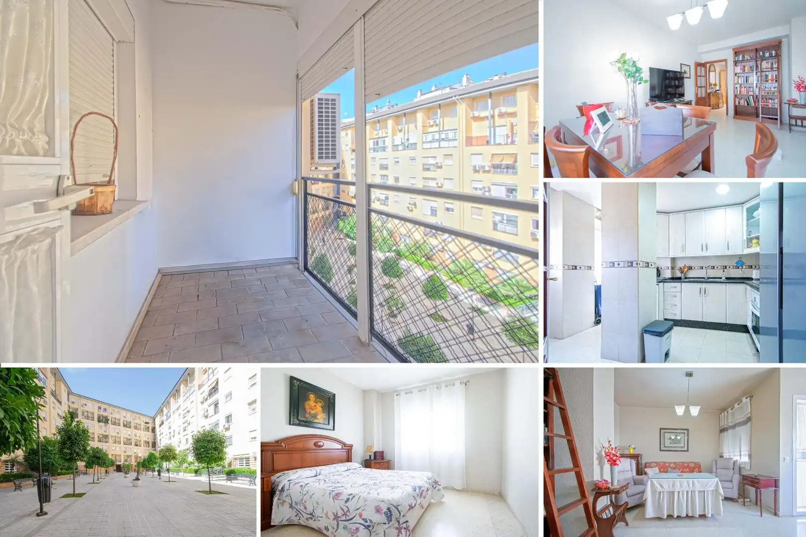 Exterior view of Flat for sale in Sevilla  with Air Conditioner, Heating and Terrace