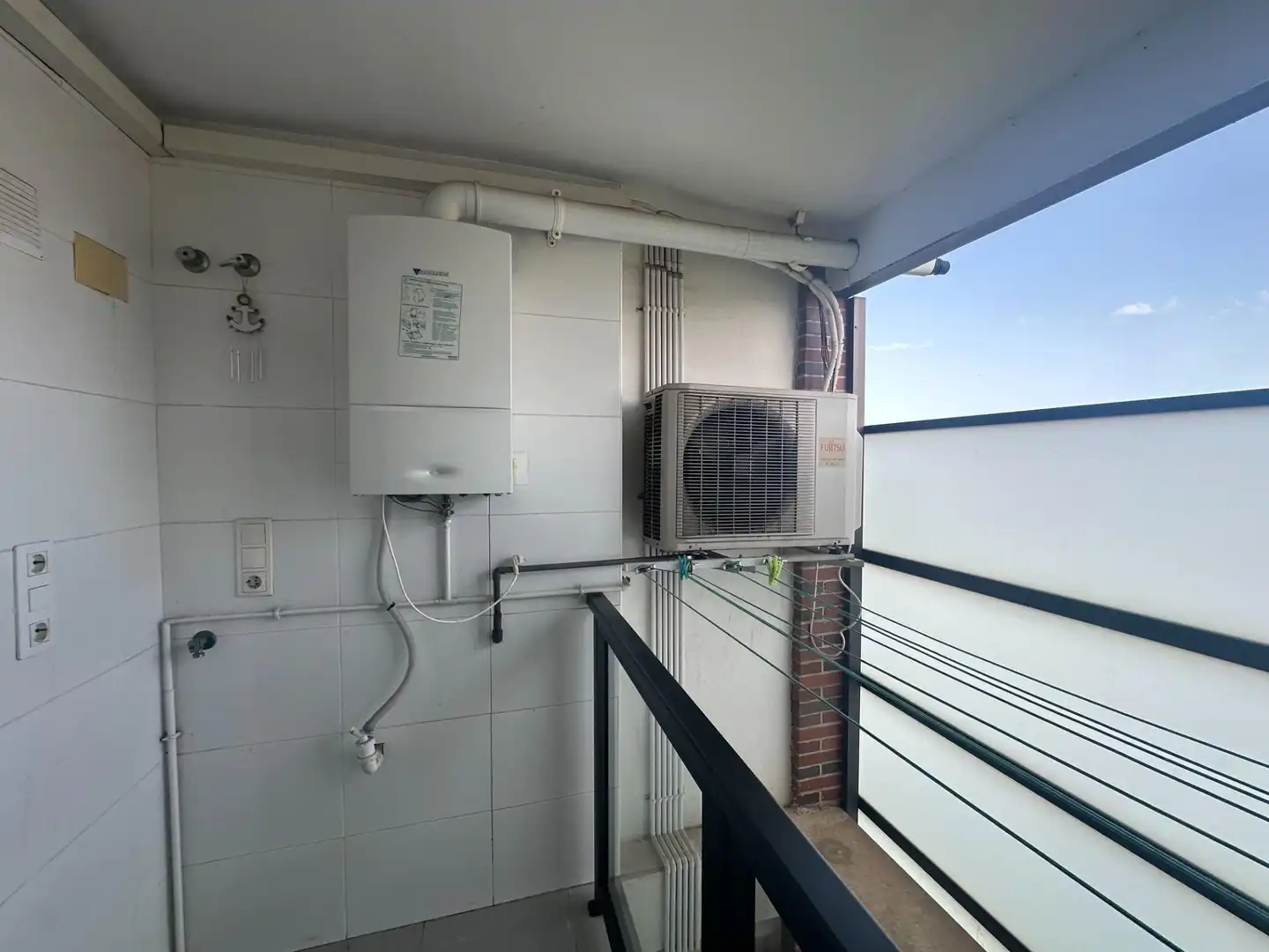 Terraza de Piso de alquiler en Alicante / Alacant con Aire acondicionado y Piscina comunitaria