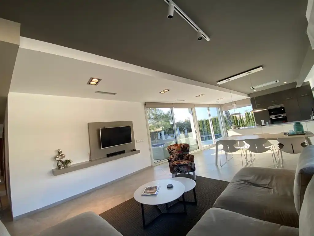 Sala de estar de Casa o chalet en venta en Calpe / Calp con Aire acondicionado, Calefacción y Jardín privado
