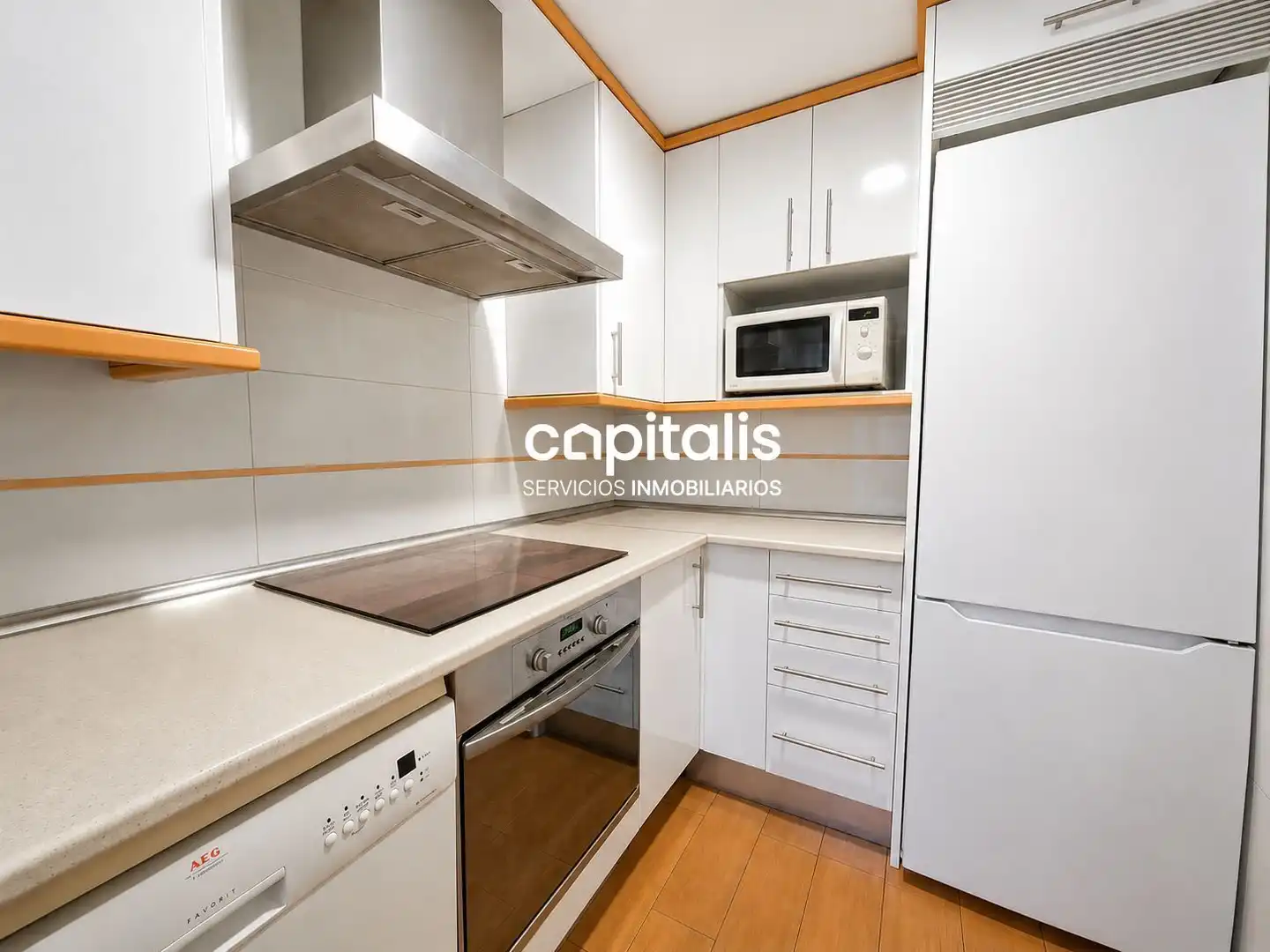Küche von Wohnung zur Miete in Madrid mit Klimaanlage und Heizung