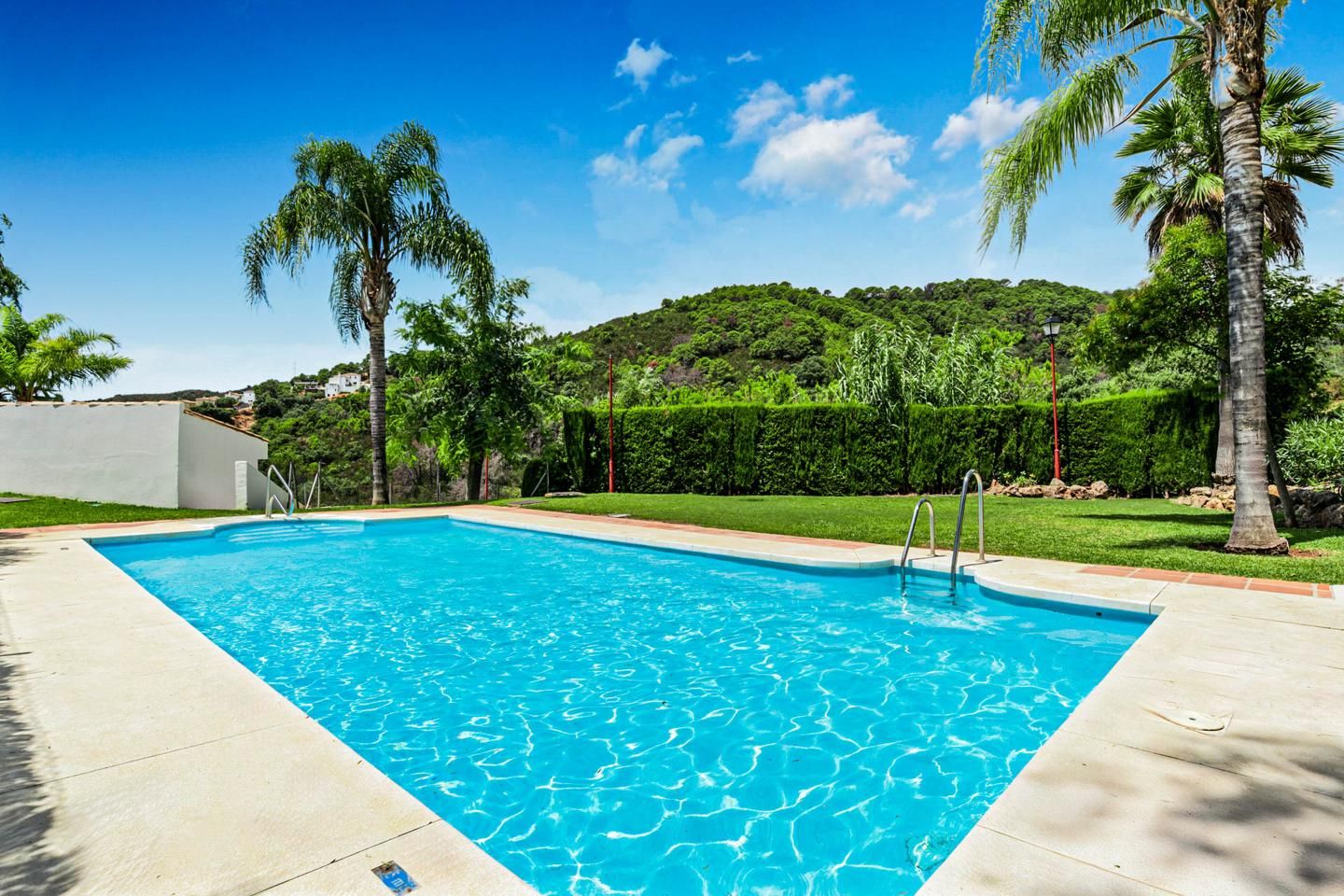Piscina de Casa o chalet en venta en Estepona con Aire acondicionado, Calefacción y Jardín privado