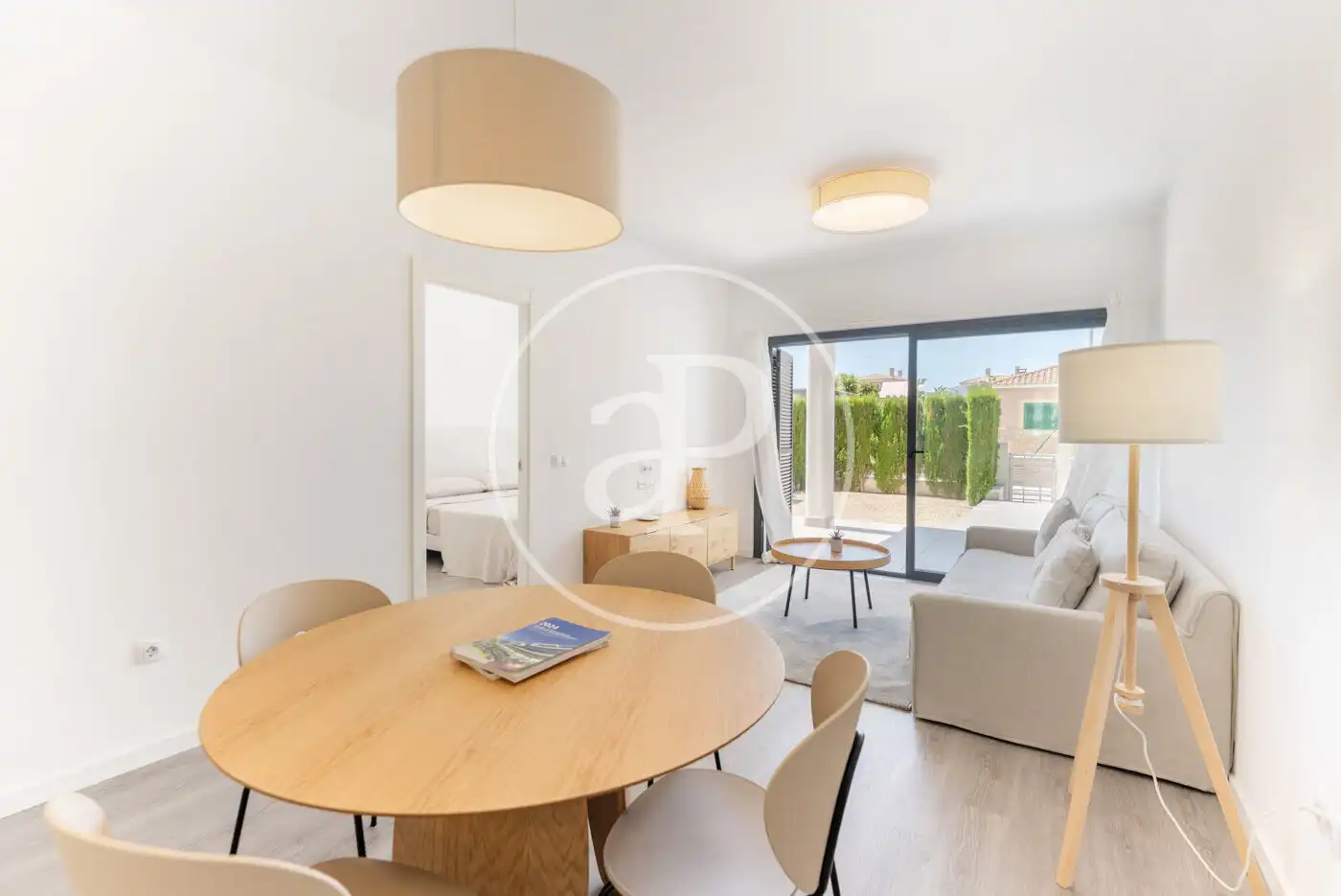 Wohnzimmer von Wohnung zum Verkauf in Manacor mit Klimaanlage, Heizung und Privatgarten