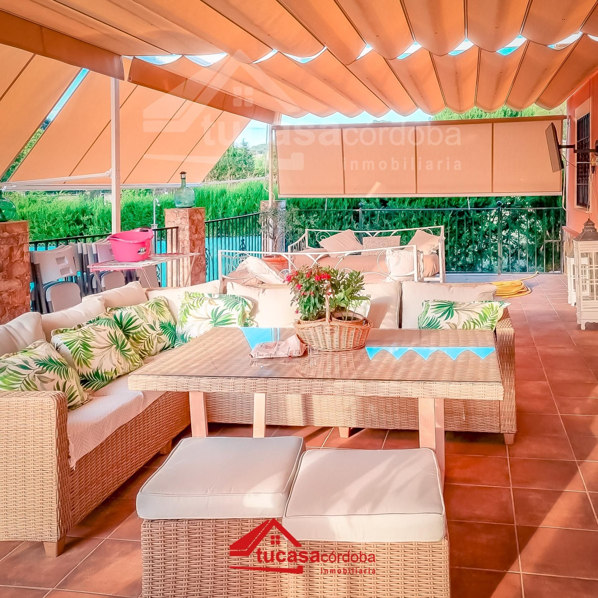 Terrasse von Country house zum verkauf in  Córdoba Capital mit Heizung, Schwimmbad und Gemeinschaftspool