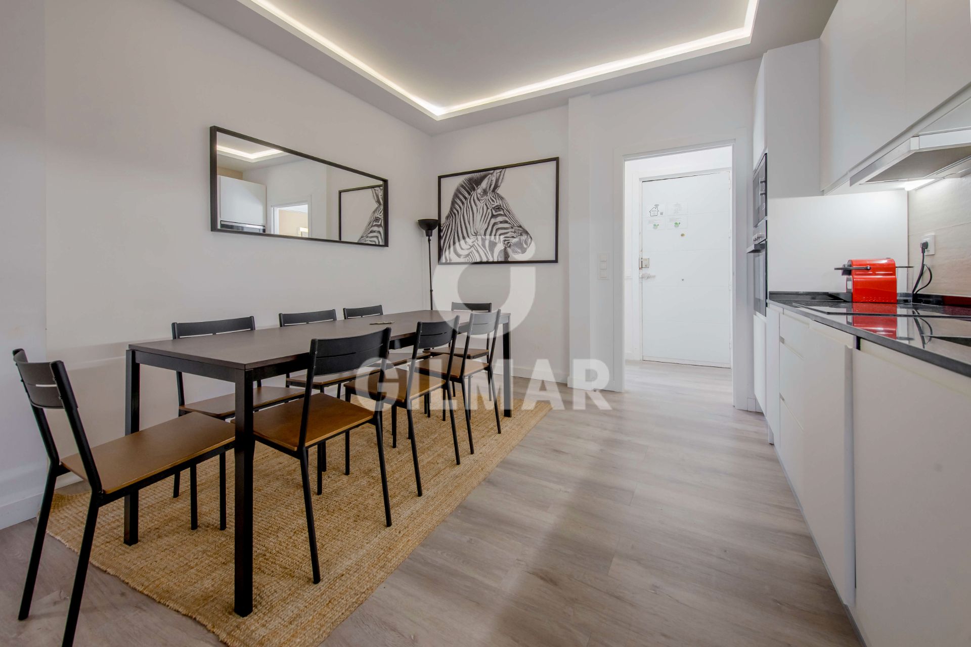 Dining room of Flat for sale in  Madrid Capital  with Air Conditioner, Heating and Terrace
