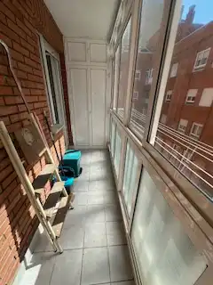 Terrassa de Apartament de lloguer en León Capital  amb Calefacció, Parquet i Terrassa