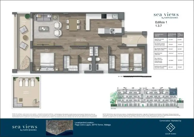 Apartamento en venta en Torrox con Calefacción, Jardín privado y Terraza