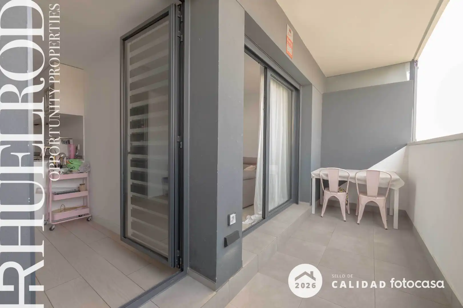 Terraza de Piso en venta en Badalona con Calefacción, Parquet y Trastero