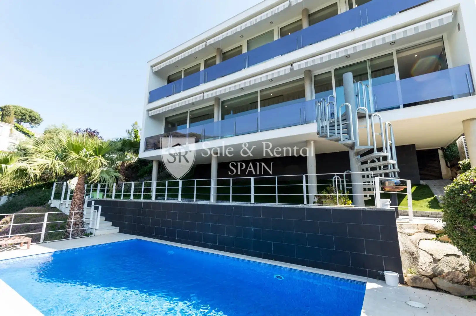 Vista exterior de Casa o chalet en venta en Lloret de Mar con Aire acondicionado, Jardín privado y Terraza