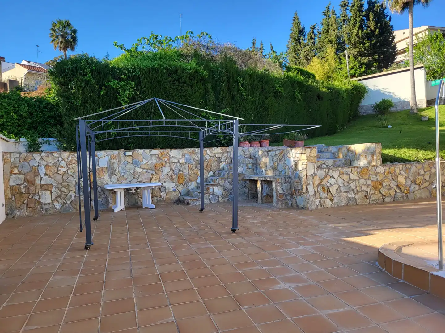 Terrassa de Casa o xalet en venda en Badajoz amb Aire condicionat, Calefacció i Jardí privat