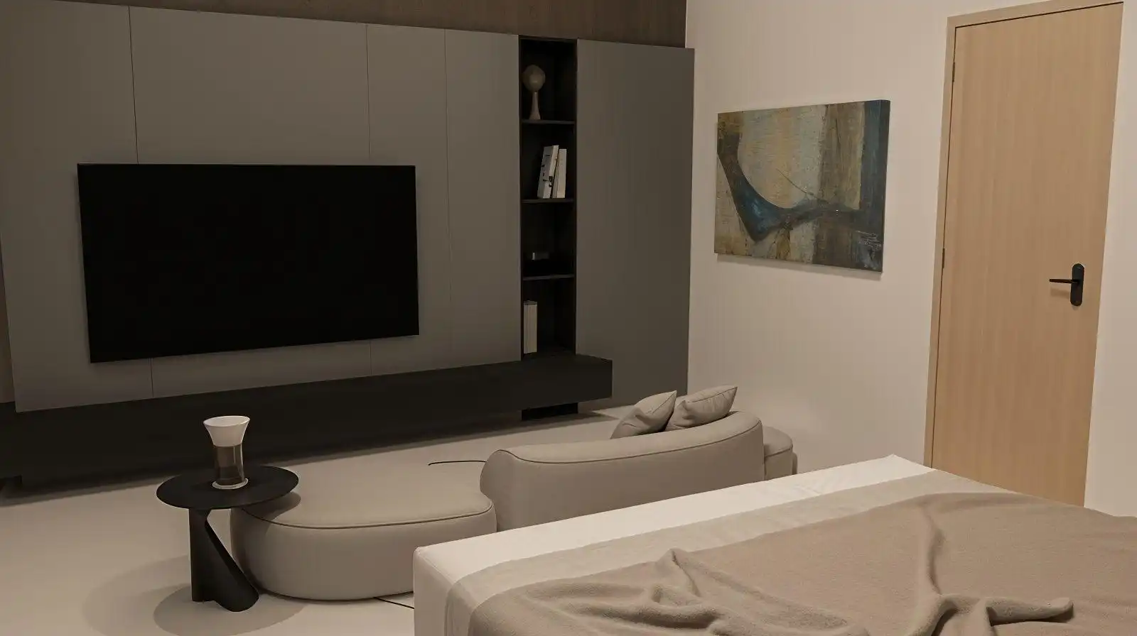 Living room of Houses for sale in Porreres  with Air Conditioner, Private garden and Terrace