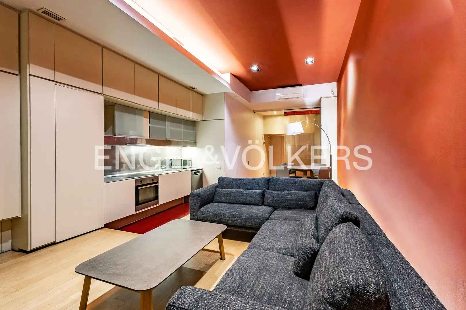 Sala de estar de Piso en venta en Barcelona con Aire acondicionado, Calefacción y Parquet