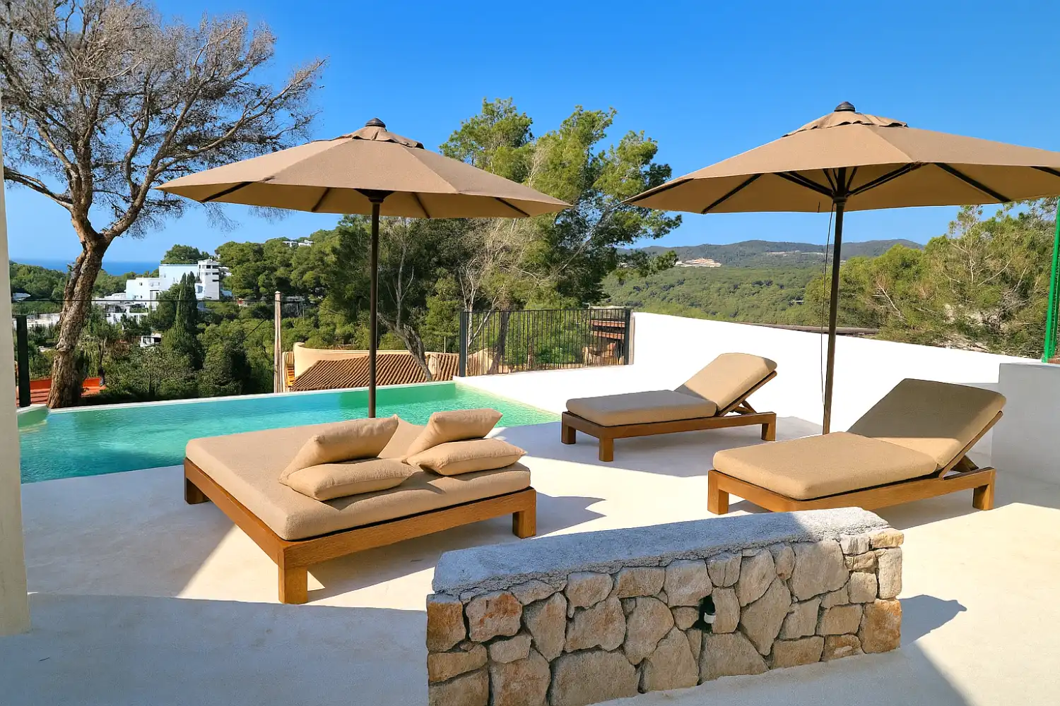 Terraza de Casa o chalet en venta en Santa Eulària des Riu con Aire acondicionado, Calefacción y Piscina