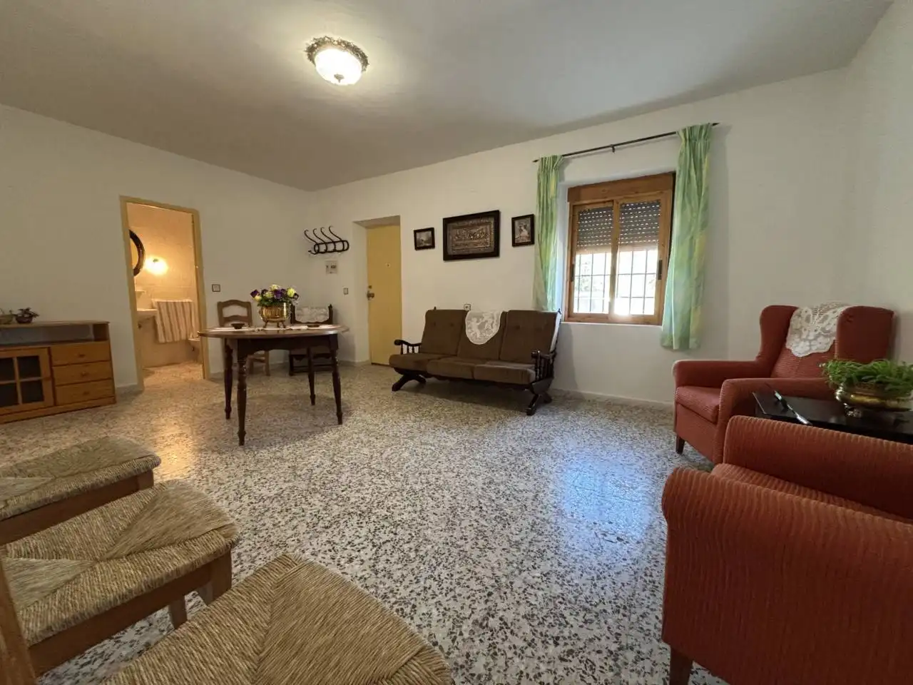 Sala de estar de Finca rústica en venta en María con Calefacción y Jardín privado