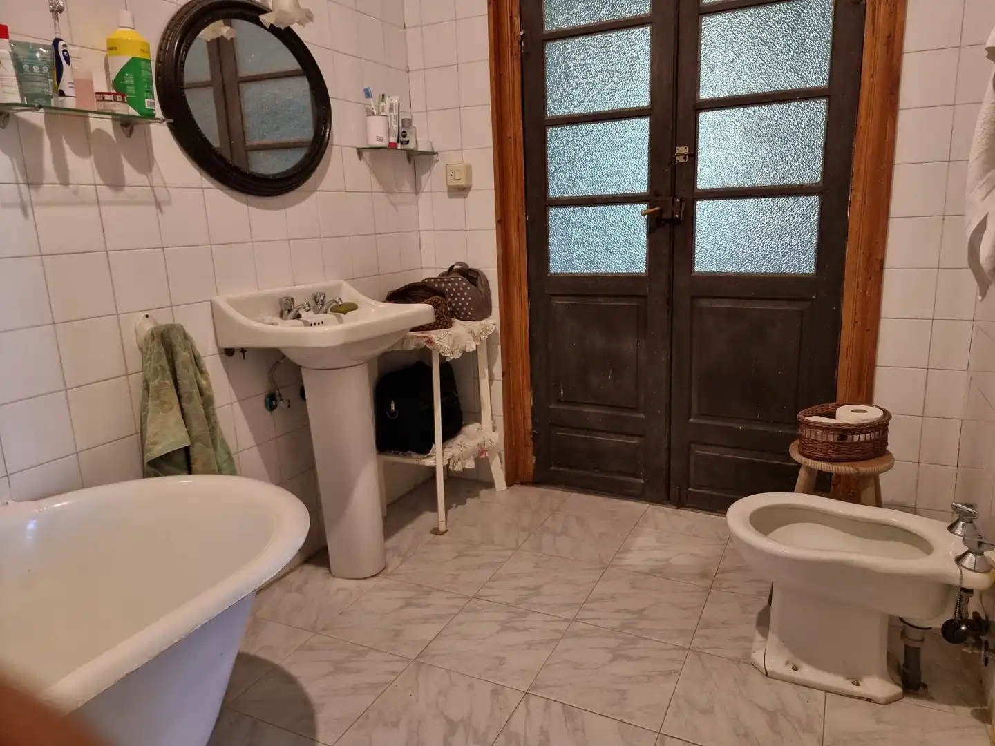 Badezimmer von Country house zum Verkauf in A Estrada  mit Privatgarten, Parkett und Terrasse