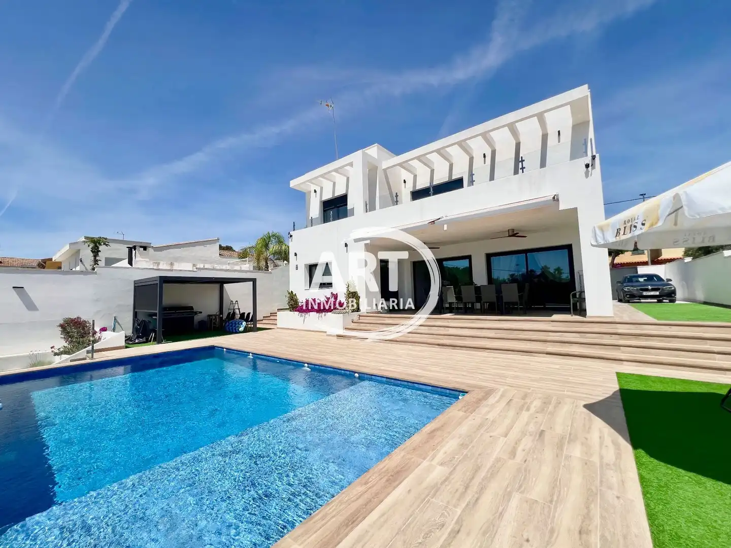 Exterior view of Houses for sale in San Antonio de Benagéber  with Air Conditioner, Heating and Private garden