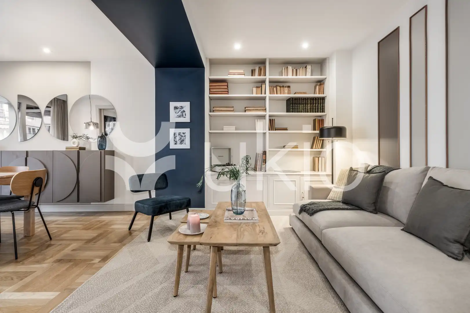 Living room of Apartments for rent in Madrid  with Air Conditioner, Heating and Terrace