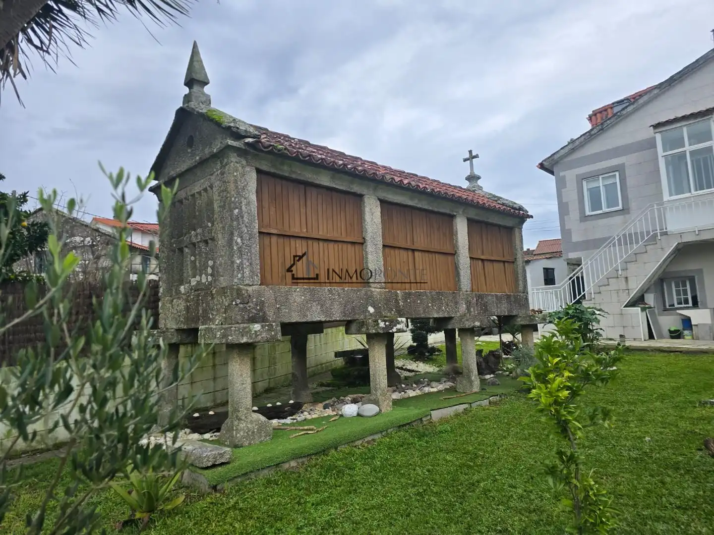 Vista exterior de Casa o chalet en venta en Poio con Jardín privado