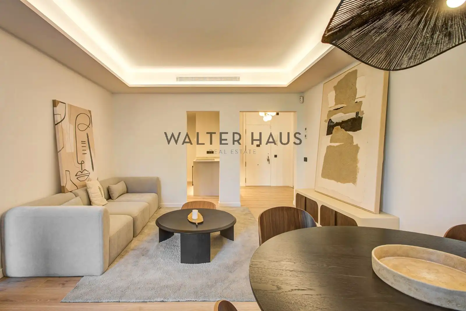 Sala de estar de Piso en venta en Sarrià - Sant Gervasi