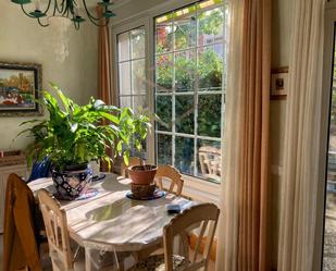 Dining room of Single-family semi-detached for sale in  Madrid Capital  with Heating, Storage room and Swimming Pool