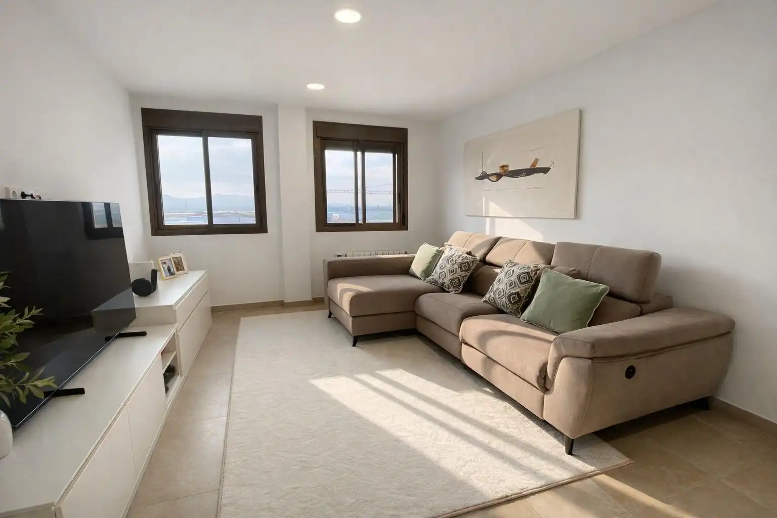 Sala de estar de Ático en venta en Vila-real con Aire acondicionado, Calefacción y Terraza
