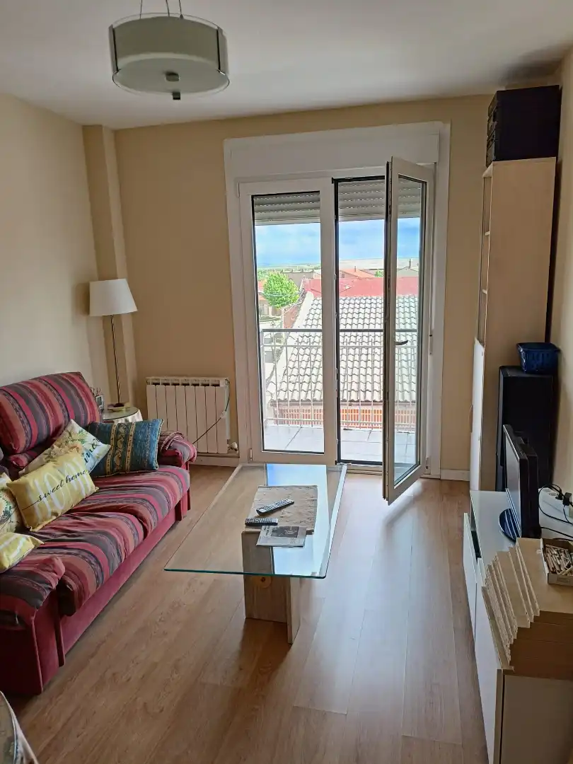 Living room of Flat for sale in Pozaldez  with Furnished and Balcony