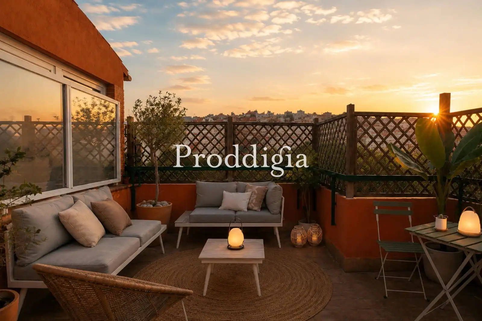 Terrasse von Dachboden zum Verkauf in Barcelona mit Klimaanlage, Heizung und Terrasse