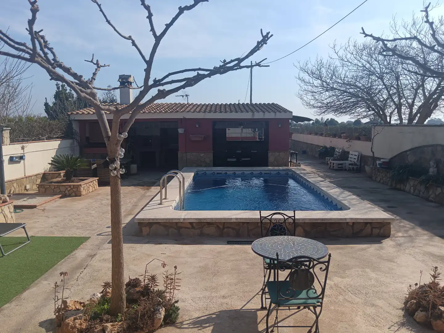 Swimming pool of Houses for sale in Castellón de la Plana / Castelló de la Plana  with Air Conditioner, Heating and Private garden