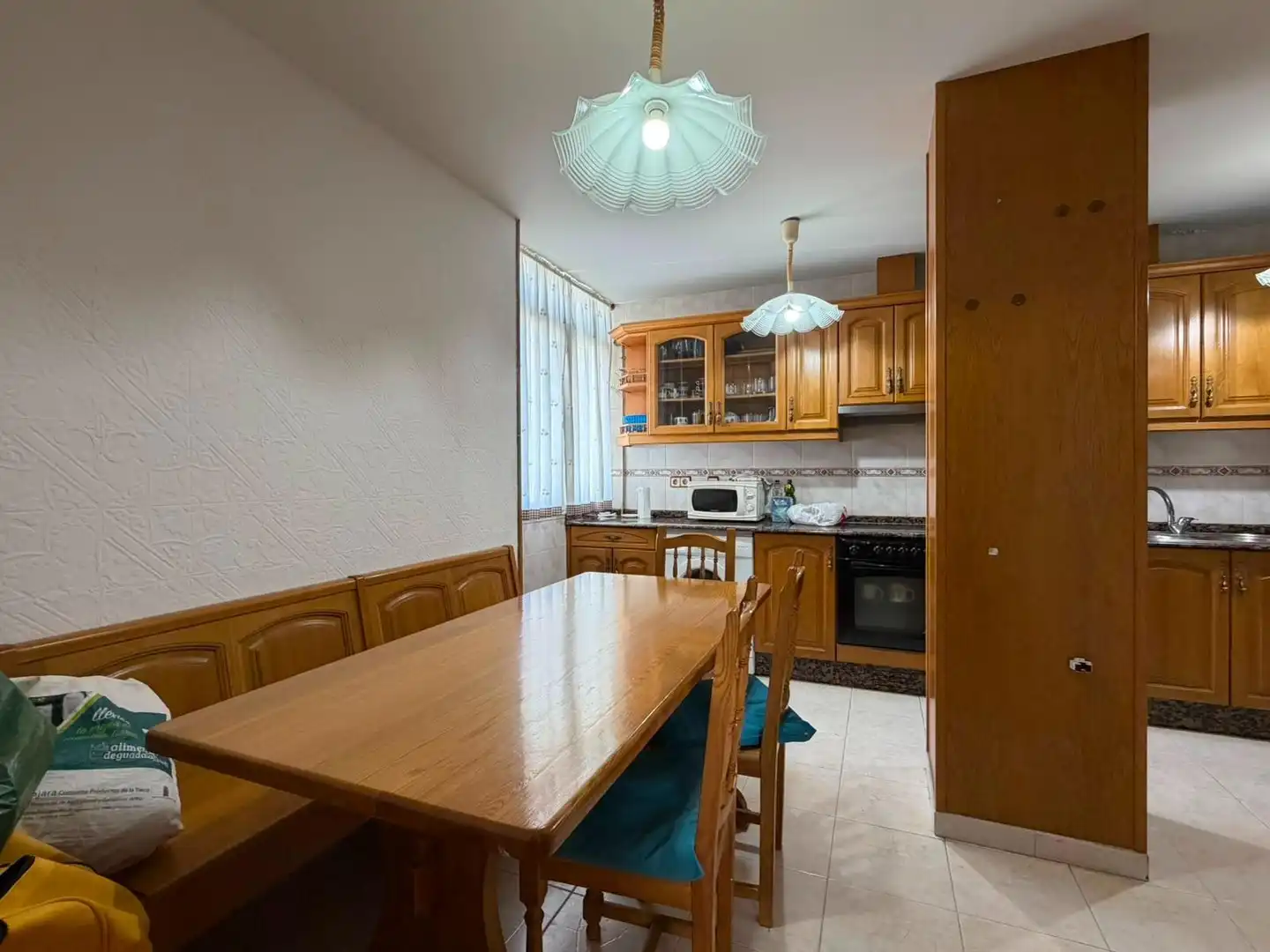 Kitchen of Flat for sale in A Coruña Capital   with Heating