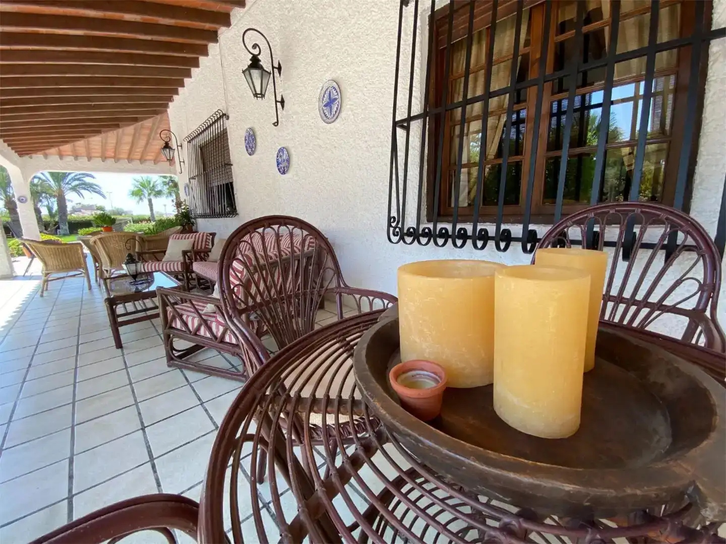 Terrassa de Casa o xalet en venda en Santa Pola amb Aire condicionat i Piscina