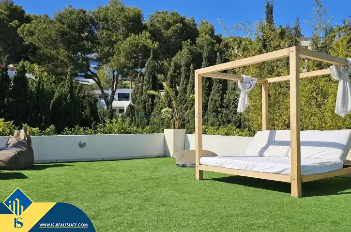 Terrace of Houses for sale in Santa Eulària des Riu  with Terrace, Swimming Pool and Furnished