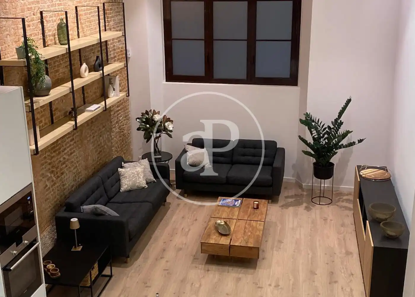 Sala de estar de Piso en venta en Barcelona con Aire acondicionado, Calefacción y Amueblado